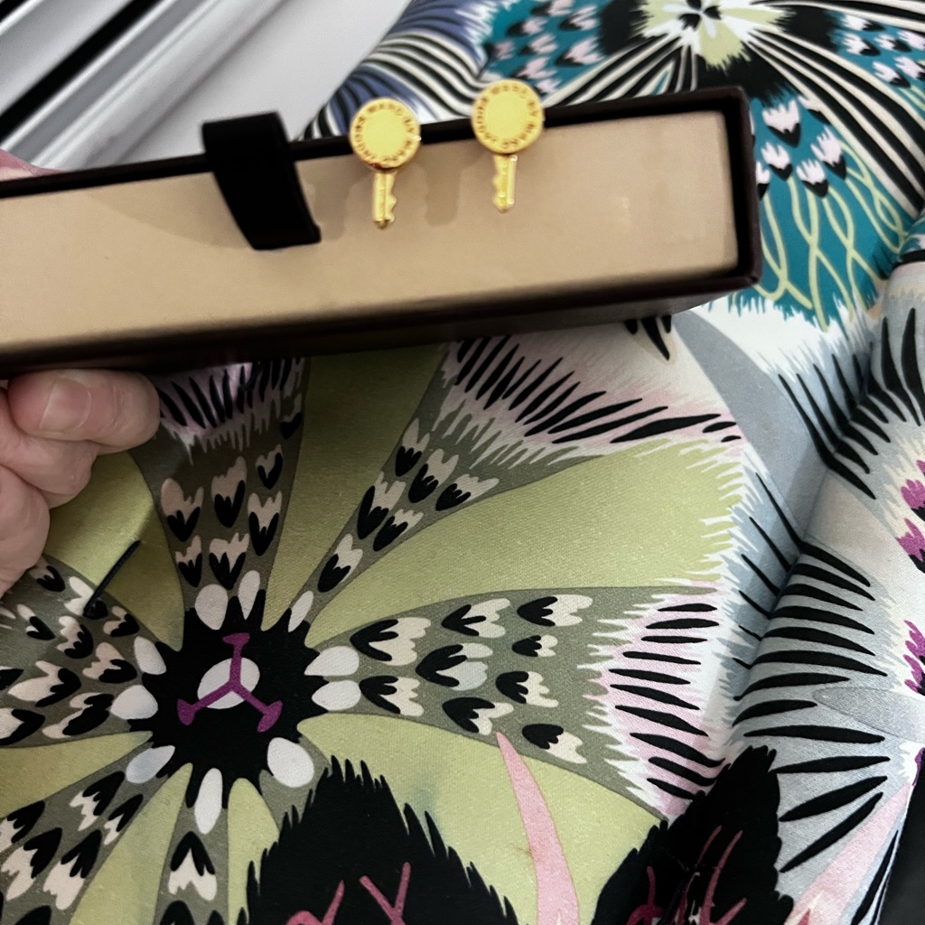 Marc By Marc Jacobs Gold Earrings